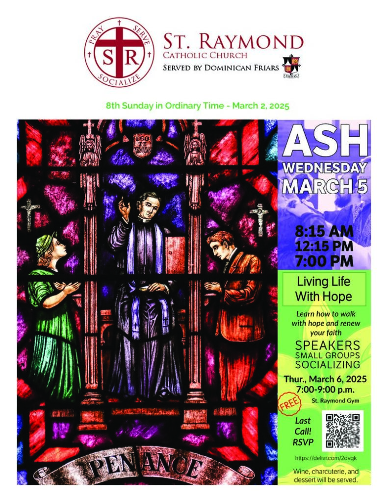 March 2, 2025 – 8th Sunday in Ordinary Time thumbnail