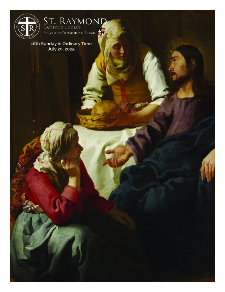 July 20, 2025 – 16th Sunday in Ordinary Time thumbnail